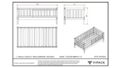 Peuter Bed 70 7 Peuter Bed 70 -Karlsson Winkel Baby Bed 70 grijs 3