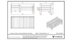 Peuter Bed 71 -Karlsson Winkel Baby Bed 71 wit 3