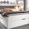 Bed Butiken Met Gestoffeerd Hoofdbord -Karlsson Winkel Bed Butiken met gestoffeerd hoofdbord alpine wit