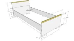 Bed Londen 5 Bed Londen -Karlsson Winkel Bed Londen antraciet 2