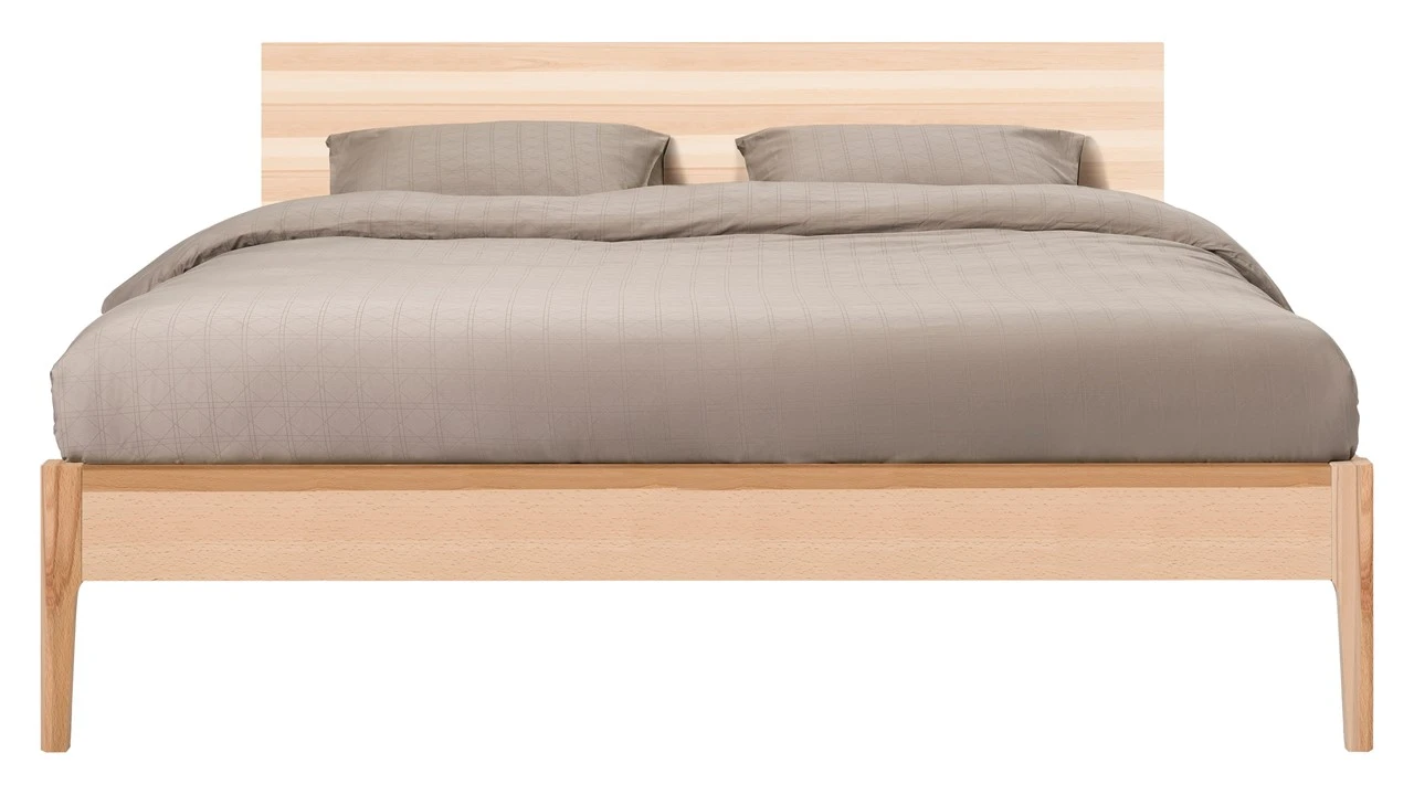 Karlsson Bed Sky Met Hoofdbord En Poten Hout 2 Karlsson Bed Sky Met Hoofdbord En Poten Hout - Afbeelding 2