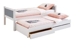 Bestsellers -Karlsson Winkel Bed met slaaplade Jip wit grijs 1