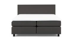Karlsson Boxspring Autentik Vlak Met Gestoffeerd Matras -Karlsson Winkel Boxspring Autentik Kurbat vlak met gestoffeerd matras anthracite 3