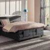 Karlsson Boxspring Autentik Tunn Verstelbaar Met Gestoffeerd Matras -Karlsson Winkel Boxspring Autentik Tunn verstelbaar met gestoffeerd matras anthracite