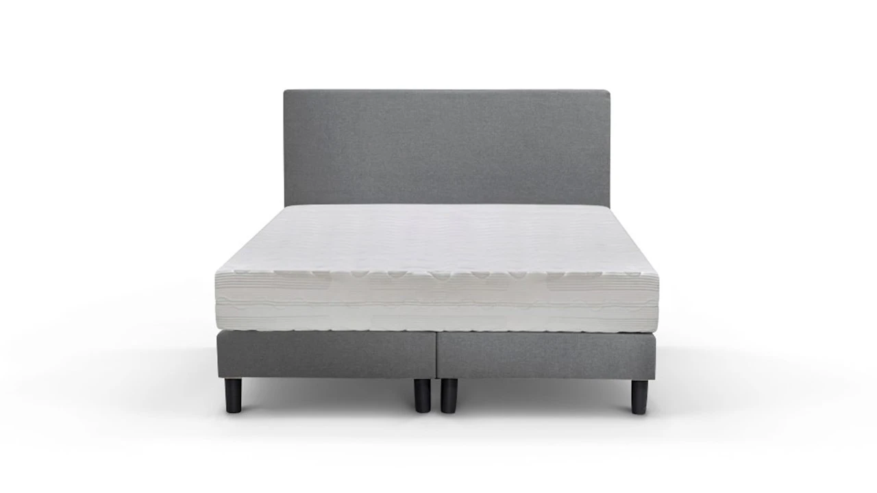 Boxspring Cisano Vlak Met Silver Pocket Deluxe Foam Matras 5 Boxspring Cisano Vlak Met Silver Pocket Deluxe Foam Matras - Afbeelding 5