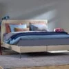 Boxspring Emerald Vlak Met B Bright Matras 3100/3150 -Karlsson Winkel Boxspring Emerald vlak met B Bright matras 3100 3150 khaki