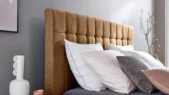 Boxspring Jade Verstelbaar Met Gestoffeerd Matras -Karlsson Winkel Boxspring Jade verstelbaar met gestoffeerd matras cognac 3