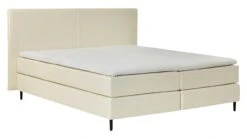 Boxspring Opal Vlak Met Gestoffeerd Matras -Karlsson Winkel Boxspring Opal vlak met gestoffeerd matras ecru 6