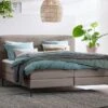 Boxspring Quartz Vlak Met Gestoffeerd Matras -Karlsson Winkel Boxspring Quartz vlak met gestoffeerd matras rpes 83