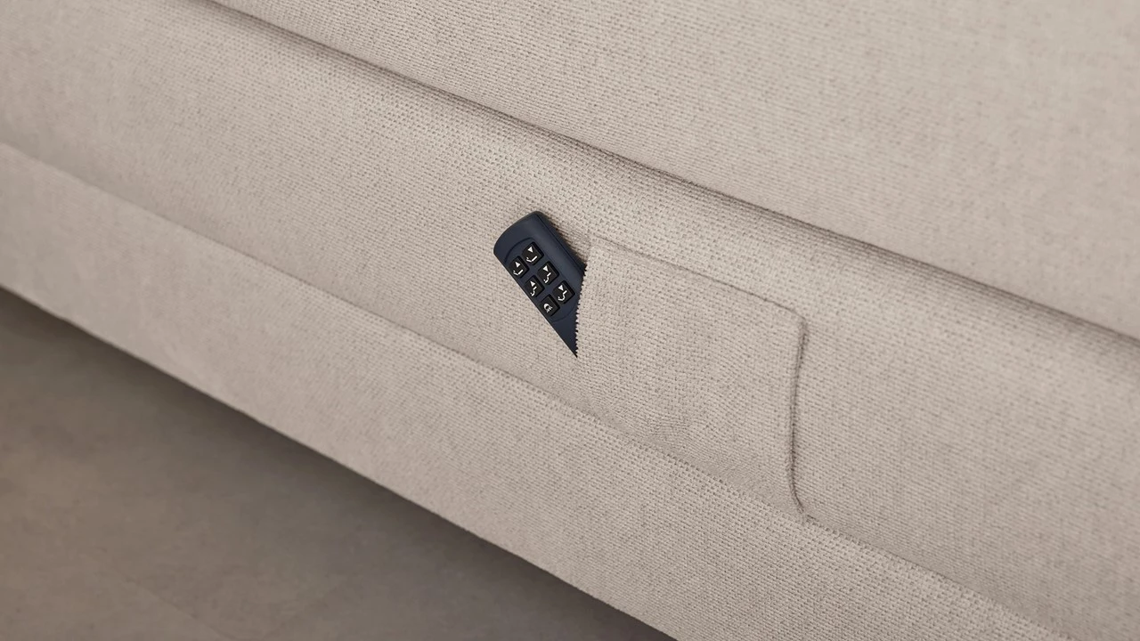 Karlsson Boxspring Solid Lina Verstelbaar Met Gestoffeerd Matras 6 Karlsson Boxspring Solid Lina Verstelbaar Met Gestoffeerd Matras - Afbeelding 6