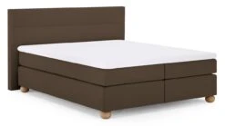 Karlsson Boxspring Solid Lina Vlak Met Gestoffeerd Matras -Karlsson Winkel Boxspring Solid Lina vlak met gestoffeerd matras cappuccino 6