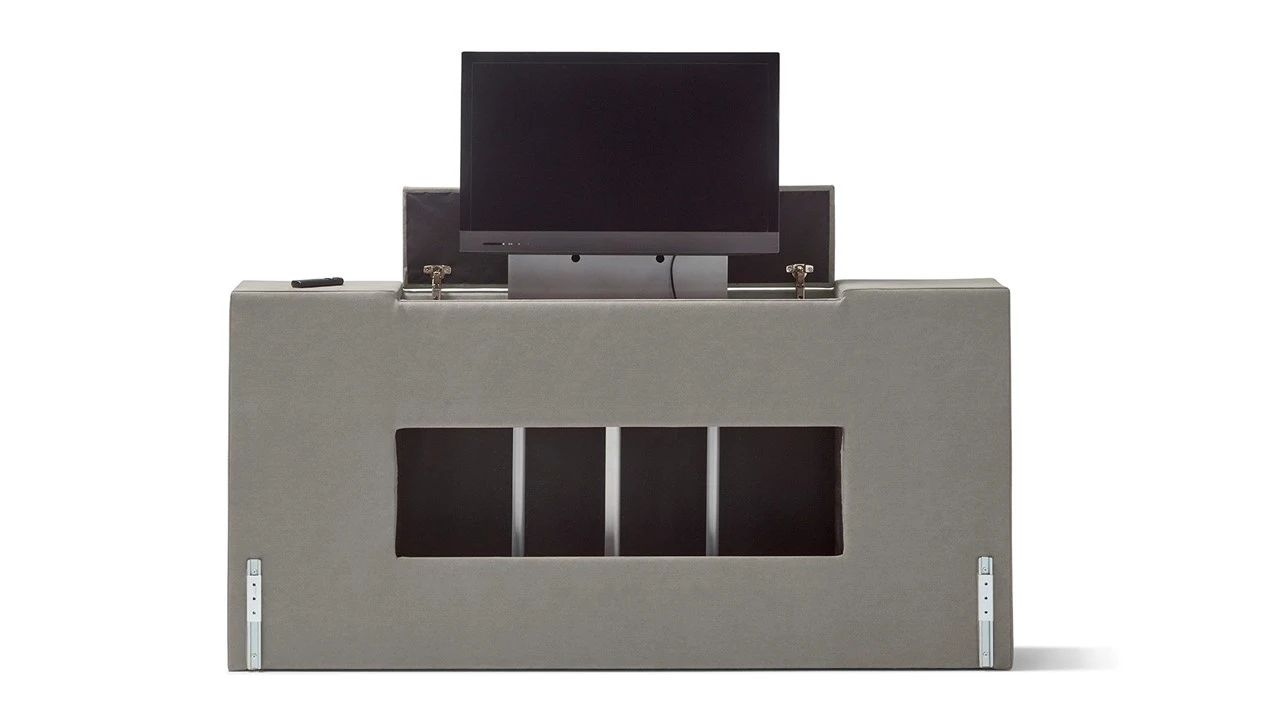 Karlsson Boxspring Unik Varje Verstelbaar Met Gestoffeerd Matras En Voetbord Met Tv-lift 7 Karlsson Boxspring Unik Varje Verstelbaar Met Gestoffeerd Matras En Voetbord Met Tv-lift - Afbeelding 7