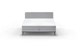 Boxspring Viggo Vlak Met Gestoffeerd Matras -Karlsson Winkel Boxspring Viggo vlak met gestoffeerd matras oakland grijs 5