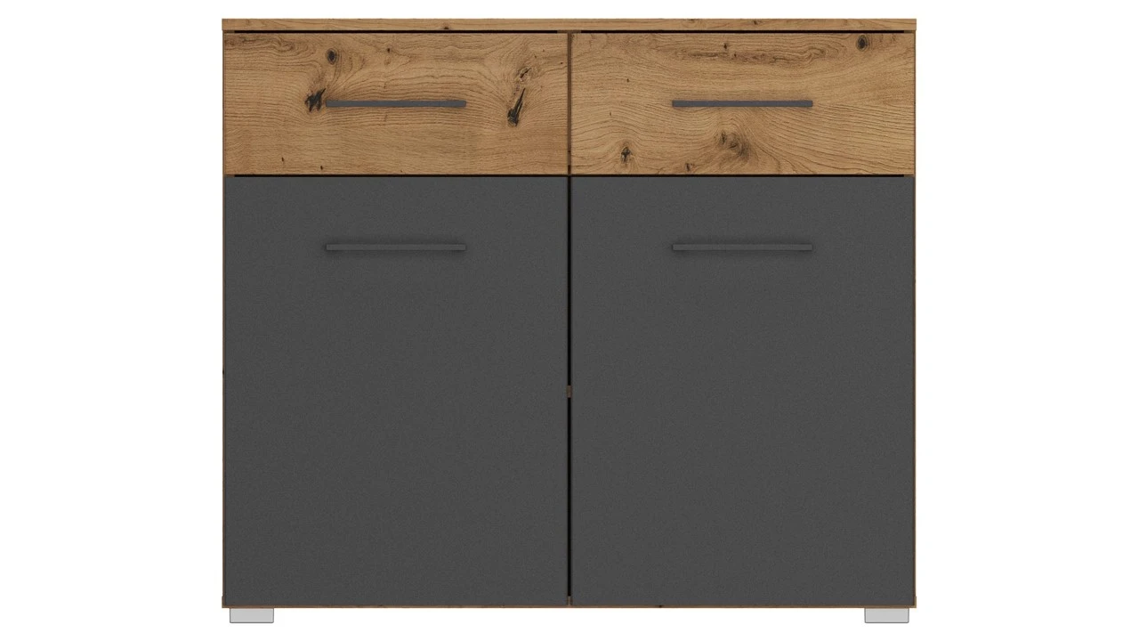 Commode Birmingham Met 2 Deuren En 2 Laden 2 Commode Birmingham Met 2 Deuren En 2 Laden - Afbeelding 2