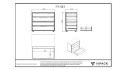 Commode 4 Laden Pino/Scott 5 Commode 4 Laden Pino/Scott -Karlsson Winkel Commode Pino 4 laden wit 2