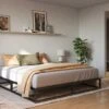 Emma Metal Bed -Karlsson Winkel Emma Metal bed met Essential matras Zwart
