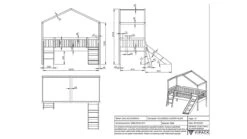 Halfhoogslaper Dallas Als Huis Met Glijbaan 7 Halfhoogslaper Dallas Als Huis Met Glijbaan -Karlsson Winkel Halfhoogslaper Dallas als huis met glijbaan wit 3