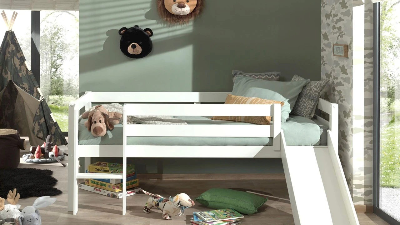 Halfhoogslaper Pino Met Glijbaan 1 Halfhoogslaper Pino Met Glijbaan