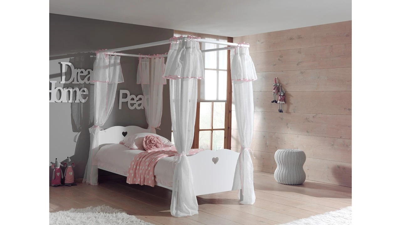 Hemelbed Amori Met Gordijn 1 Hemelbed Amori Met Gordijn