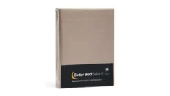Hoeslaken Beter Bed Select Biologisch Perkal Matras -Karlsson Winkel Hoeslaken Biologisch perkal matras taupe 4