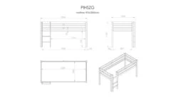 Hoogslaper Pino Laag 5 Hoogslaper Pino Laag -Karlsson Winkel Hoogslaper Pino laag wit 2