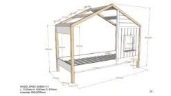 HuisBed Babs 91 5 HuisBed Babs 91 -Karlsson Winkel Huisbed Babs 91 wit 2