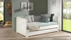 Kajuitbed Paneel Uitschuifbaar Pino Met Lade