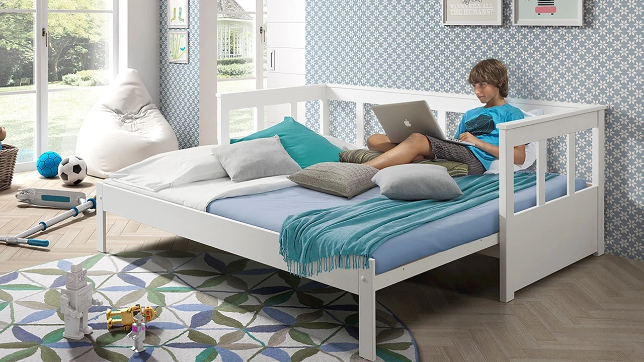 Kajuitbed Spijlen Uitschuifbaar Pino 1 Kajuitbed Spijlen Uitschuifbaar Pino