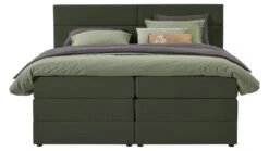 Opbergboxspring Pearl Vlak Met Gestoffeerd Matras -Karlsson Winkel Opbergboxspring Pearl vlak met gestoffeerd matras hunter 6