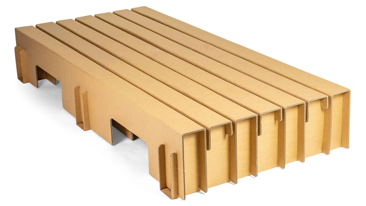 Paper Bed Met Easy Pocket Matras 7 Paper Bed Met Easy Pocket Matras - Afbeelding 7