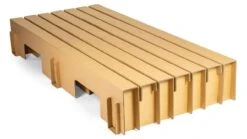 Paper Bed 16 Paper Bed -Karlsson Winkel Paper Bed met laden bruin 6
