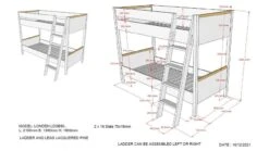 Stapelbed Londen 5 Stapelbed Londen -Karlsson Winkel Stapelbed Londen wit 2