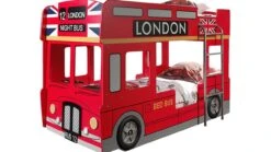 Stapelbed London Bus -Karlsson Winkel Stapelbed London bus rood 1