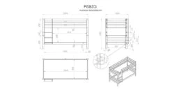 Stapelbed Pino 140 Cm Hoog 5 Stapelbed Pino 140 Cm Hoog -Karlsson Winkel Stapelbed Pino 140 cm hoog natuur 2