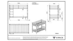 Stapelbed Pino 5 Stapelbed Pino -Karlsson Winkel Stapelbed Pino bruin 2