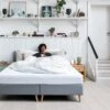 TEMPUR® Boxspring ONE™ Plain Vlak -Karlsson Winkel TEMPUR boxspring ONE Plain vlak stone grey