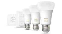 Verlichting Philips Hue White Ambiance Starterkit E27 (3 Lampen, 1 Dimmer + Bridge) -Karlsson Winkel Verlichting Philips Hue White Ambiance Starterkit E27 3 lampen 1 dimmer bridge 1